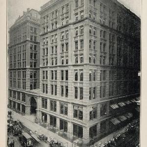 1903 New York City Print Darius O Mills Building Broad ORIGINAL HISTORIC NY Sale Official