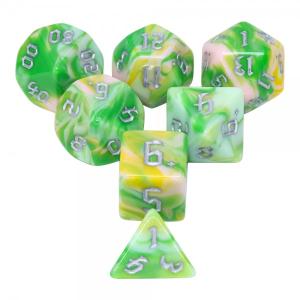 Weeping Willows 7pc Dice Set inked in Silver Buy Cheap Wiki