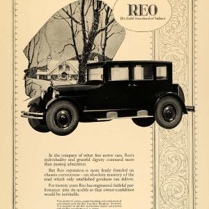 1925 Ad Reo Antique Motor Car Four Door Brougham V6 - ORIGINAL ADVERTISING CL6 Fashionable Cheap Pice
