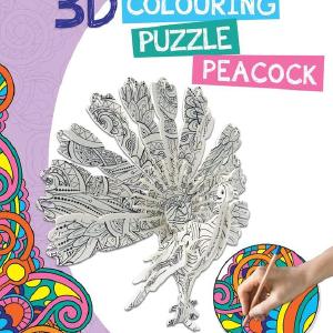 Anker Play 3D Colouring Puzzle Peacock Free Shipping Sale Online