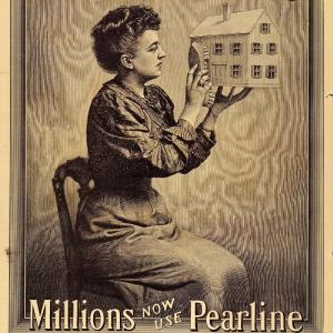 1892 Ad Pearline Soap House Work Cleaning Dollhouse Mother Toy Brush LHJ5 Latest Collections Cheap Pice