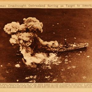 1922 Rotogravure WWI German Dreadnought Ostfriesland U.S. Army Target Practice Buy Cheap Brand New Unisex