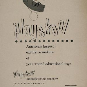 1950 Vintage Ad Playskool Educational Toys Hasbro - ORIGINAL ADVERTISING TOYS4 For Sale Cheap Pice