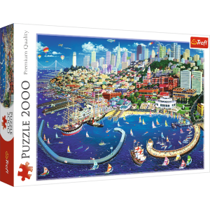 TREFL 2000 PIECE PUZZLE SAN FRANCISCO BAY Visit