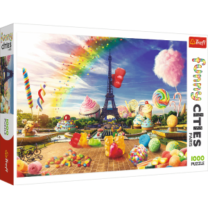 TREFL FUNNY CITIES 1000 PIECE PUZZLE SWEET PARIS Good Selling Sale Online