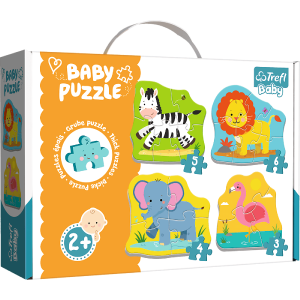 TREFL BABY PUZZLE ANIMALS ON THE SAFARI Clearance Tumblr