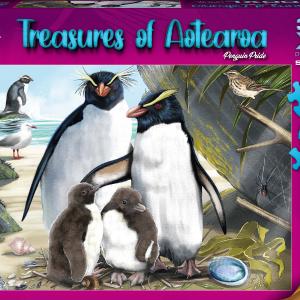 TREASURES OF AOTEAROA 300XL PIECE PUZZLE PENGUIN PRIDE Free Shipping With Credit Card