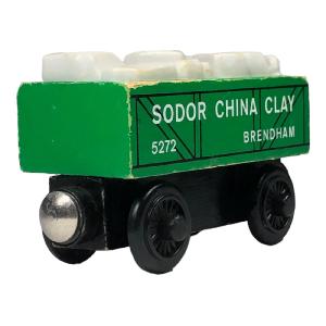 1997 Wooden Railway Green Sodor China Clay Car Sale With Mastercard