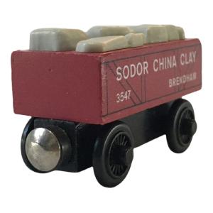 1997 Wooden Railway Red Sodor China Clay Car Tumblr