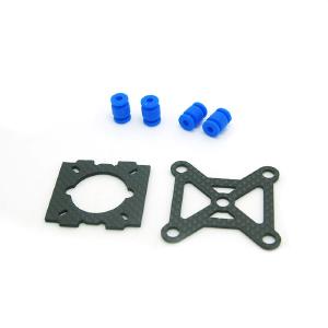 250 Quadcopter Frame Kit Pure Carbon Fiber Parts - Two small mounting plate and shock absorption balls Wiki For Sale