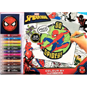 Spiderman Colour By Numbers Outlet 2025 New