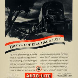 1941 Ad Electric Auto Lite WWII War Production Armament Army Tanks Military FZ5 Deals Cheap Online
