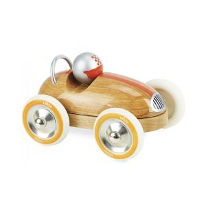 Wooden Vintage Roadster Car in Natural Wood by Vilac Clearance For Nice