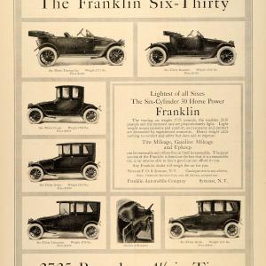 1914 Ad Franklin Six-Thirty Limousine Sedan Car Antique - ORIGINAL SEP3 Discount Get To Buy