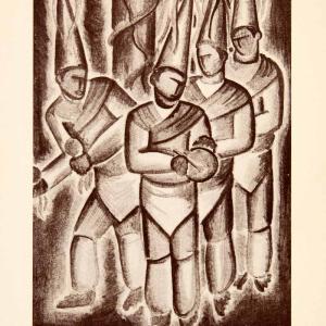 1934 Photolithograph Coxquihui Mexico Fiesta Party Hats Valentin XGBB1 For Sale Cheap Online