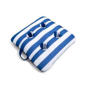 Big Joe Roma Caddie No Inflation Needed Pool Float Drink Holder, Americana Nautical Stripe Double Sided Mesh, Quick Draining Fabric, 2 feet Discount Pay With Paypal