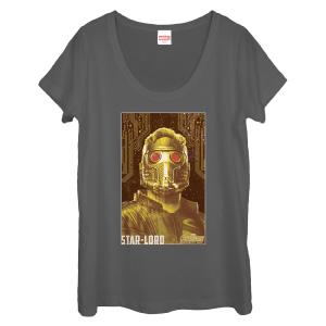 Women's Marvel Avengers: Infinity War Star-Lord Scoop Neck Discount Low Cost