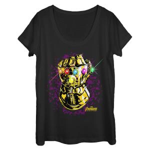 Women's Marvel Avengers: Avengers: Infinity War Gauntlet Sparkle Scoop Neck Eastbay Cheap Online