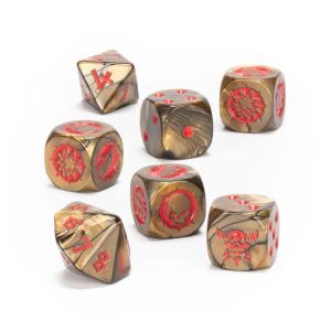 Blood Bowl: Chaos Dwarf Team Dice Clearance 2025 New