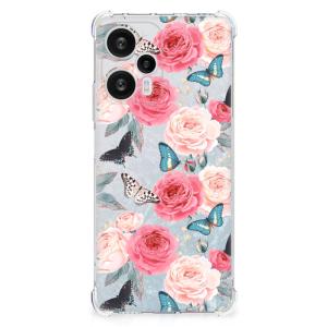 Xiaomi Poco F5 Case Butterfly Roses Cheap Nicekicks