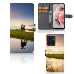 Xiaomi Redmi Note 12 4G Telefoonhoesje met Pasjes Koe Best Place Cheap Pice