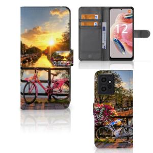 Xiaomi Redmi Note 12 4G Flip Cover Amsterdamse Grachten Free Shipping Tumblr