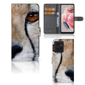 Xiaomi Redmi Note 12 4G Telefoonhoesje met Pasjes Cheetah Clearance Limited Edition