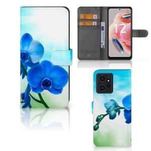 Xiaomi Redmi Note 12 4G Hoesje Orchidee Blauw - Cadeau voor je Moeder Outlet Top Quality