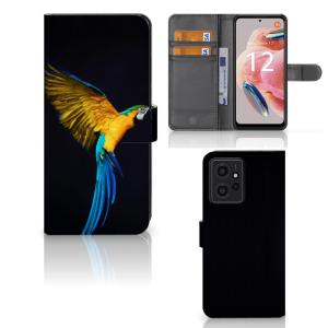 Xiaomi Redmi Note 12 4G Telefoonhoesje met Pasjes Papegaai Discount Cheapest