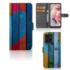 Xiaomi Redmi Note 12 4G Book Style Case Wood Heart - Cadeau voor je Vriend Cheap Wide Range Of