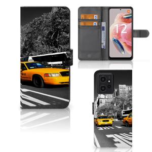 Xiaomi Redmi Note 12 4G Flip Cover New York Taxi Sale Shop Offer