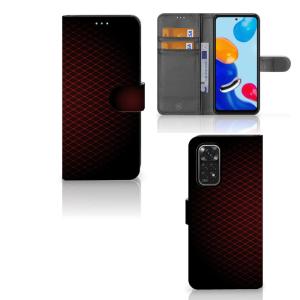 Xiaomi Redmi Note 11/11S Telefoon Hoesje Geruit Rood Clearance Choice