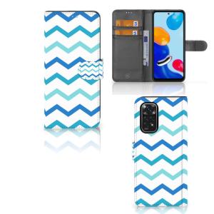 Xiaomi Redmi Note 11/11S Telefoon Hoesje Zigzag Blauw Clearance Eastbay