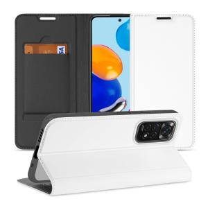 Xiaomi Redmi Note 11/11S Standcase Hoesje Wit met Pashouder Clearance Get Authentic