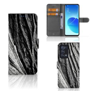 Book Style Case OPPO Reno 6 Pro Plus 5G Boomschors Grijs Free Shipping Best Place