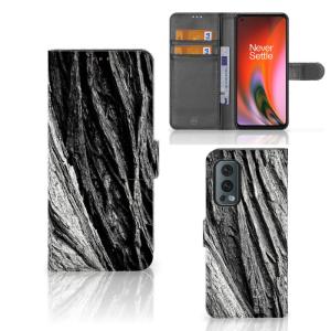 Book Style Case OnePlus Nord 2 5G Boomschors Grijs With Paypal Low Pice