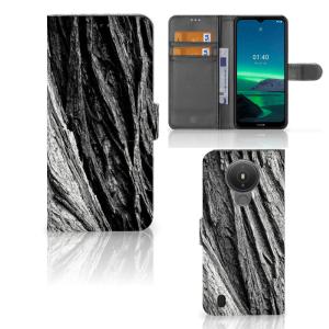 Book Style Case Nokia 1.4 Boomschors Grijs 100% Original