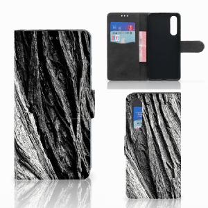 Book Style Case Huawei P30 Boomschors Grijs Sale New