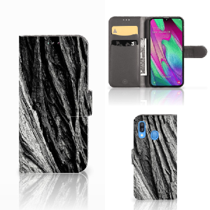 Book Style Case Samsung Galaxy A40 Boomschors Grijs Discount Release Dates