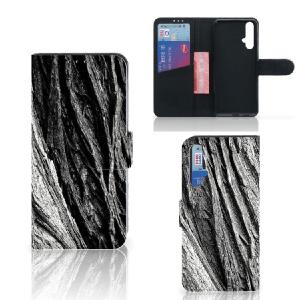 Book Style Case Honor 20 Boomschors Grijs Fashionable Online