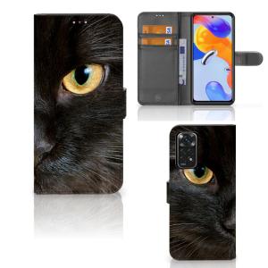 Xiaomi Redmi Note 11 Pro 5G/4G Telefoonhoesje met Pasjes Zwarte Kat Pay With Paypal