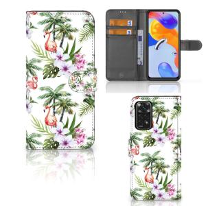 Xiaomi Redmi Note 11 Pro 5G/4G Telefoonhoesje met Pasjes Flamingo Palms Sale Original