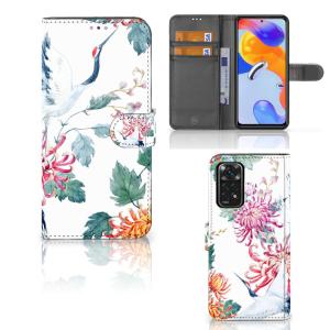 Xiaomi Redmi Note 11 Pro 5G/4G Telefoonhoesje met Pasjes Bird Flowers Buy Cheap Best Place