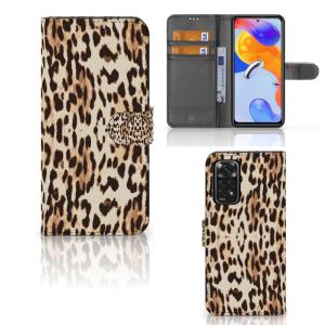 Xiaomi Redmi Note 11 Pro 5G/4G Telefoonhoesje met Pasjes Leopard Pices Cheap Pice