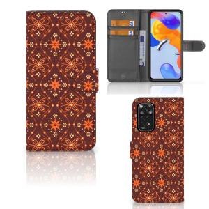 Xiaomi Redmi Note 11 Pro 5G/4G Telefoon Hoesje Batik Brown Free Shipping Recommend