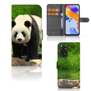 Xiaomi Redmi Note 11 Pro 5G/4G Telefoonhoesje met Pasjes Panda Classic
