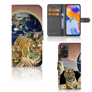 Xiaomi Redmi Note 11 Pro 5G/4G Telefoonhoesje met Pasjes Roofdieren Free Shipping Very Cheap