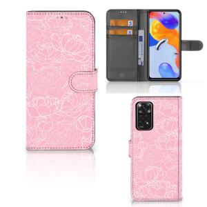 Xiaomi Redmi Note 11 Pro 5G/4G Hoesje White Flowers Sast