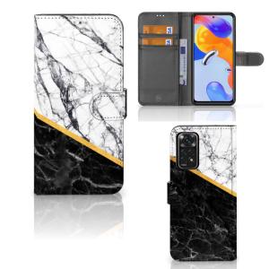 Xiaomi Redmi Note 11 Pro 5G/4G Bookcase Marmer Wit Zwart - Origineel Cadeau Man Free Shipping Pick A Best