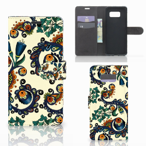 Wallet Case Samsung Galaxy S8 Plus Barok Flower Get To Buy Cheap Online